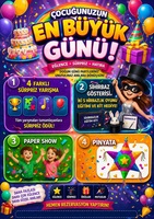 Çocuğunuzun En Büyük Günü Sihirbazlık Organizasyonu