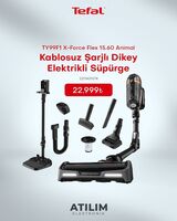 Tefal Kablosuz Şarjlı Dikey Elektrik Süpürgesi